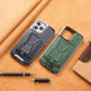 Magnetic Leather Case with Card Pocket for for iPhone 15/14/13/12Pro Max