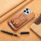 Premium leather iPhone protective case