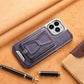 Premium leather iPhone protective case