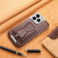 Premium leather iPhone protective case