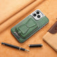 Magnetic Leather Case with Card Pocket for for iPhone 15/14/13/12Pro Max