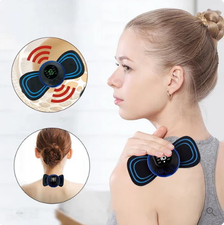 🔥Hot Selling🔥Portable Massager with 8 Modes and LCD Screen - Mini Muscle Stimulator for Pain Relief