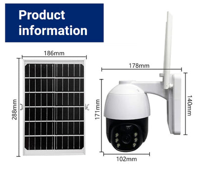 Smart Wireless Solar Surveillance Camera