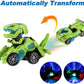 🎁Best Chrstmas Gift🎁Led Dinosaur Transformation Car Toy