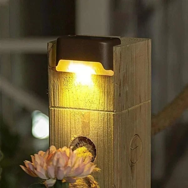 🎁Hot Sale 49% OFF⏳LED Solar Lamp Path Staircase Outdoor Waterproof Wall Light