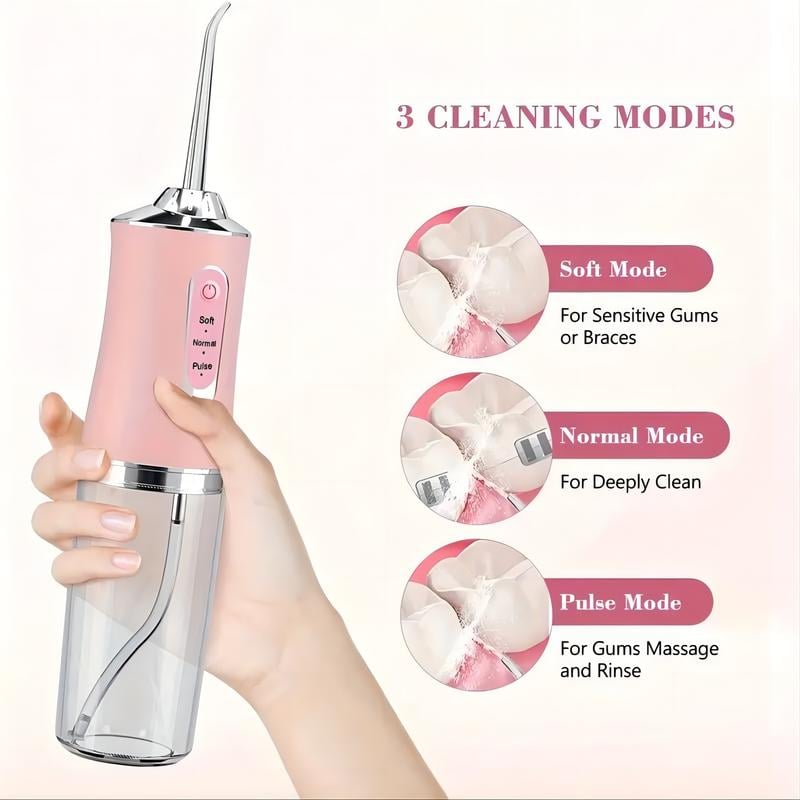 🔥Last 48 hours 49% OFF🔥Water flosser portable teeth cleaner travel toothbrush portable oral dental floss irrigator