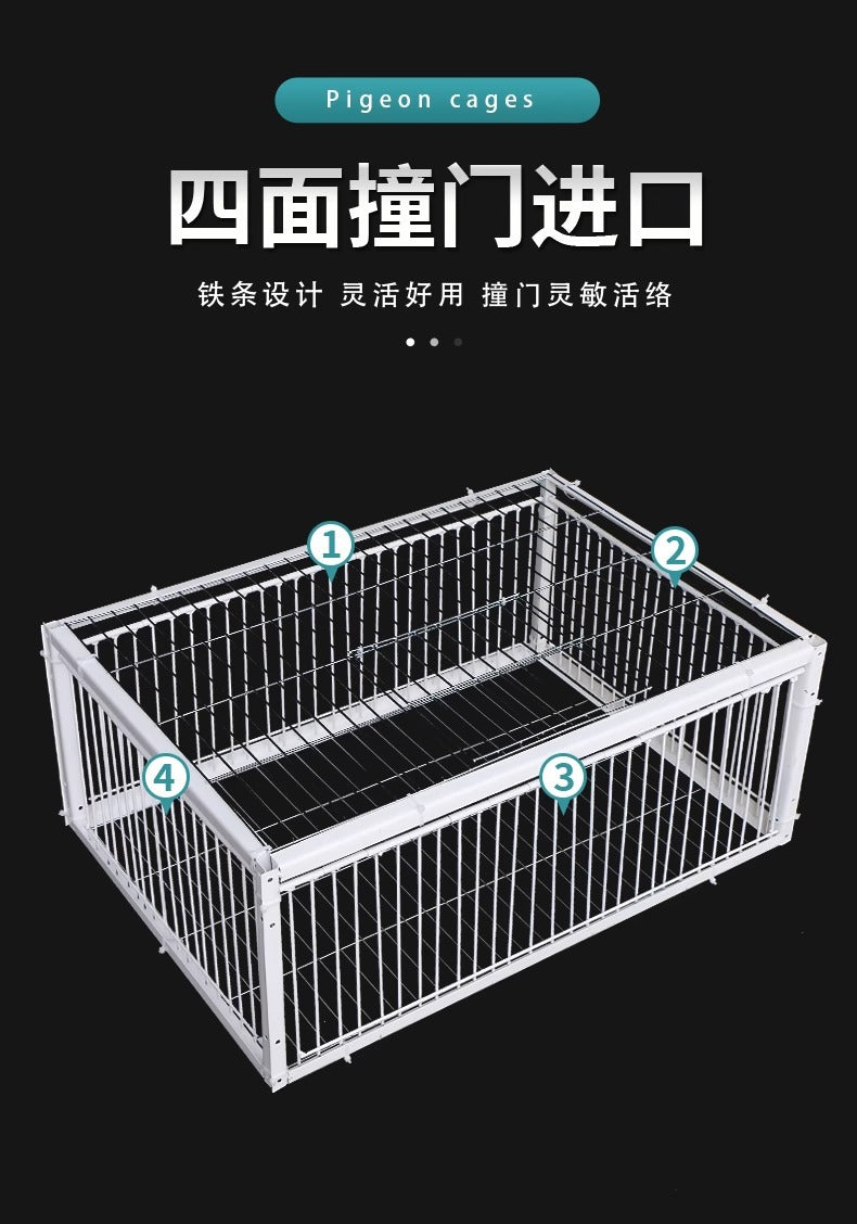 🔥Auto Trap Humane Bird Cage-Entry Only, No Exit, With Base