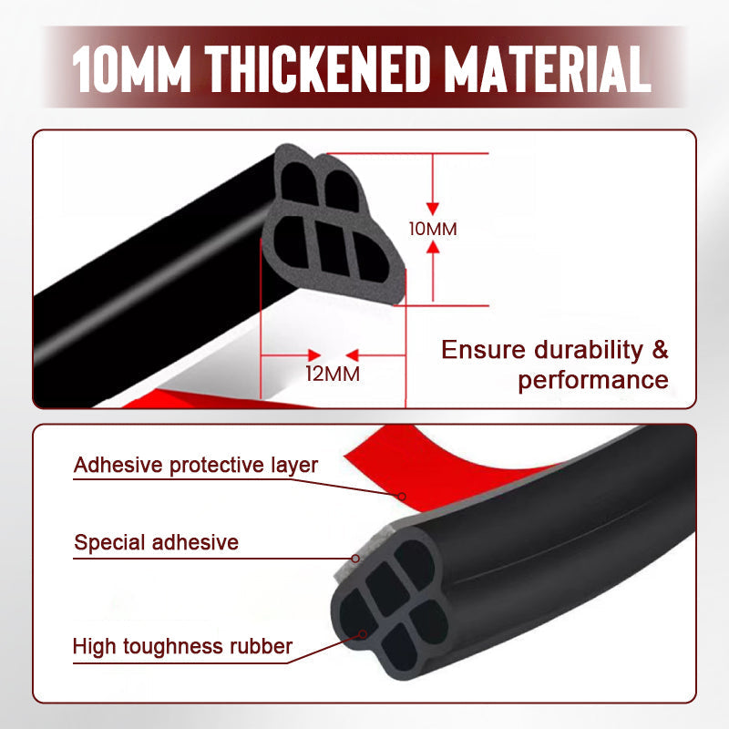 Car Noise Reduction Dust-proof Rubber Seal Strip