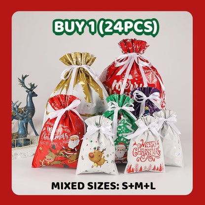 🔥Buy 2 Get 1 Free🎅🎁Christmas Gift Bag With Drawstring