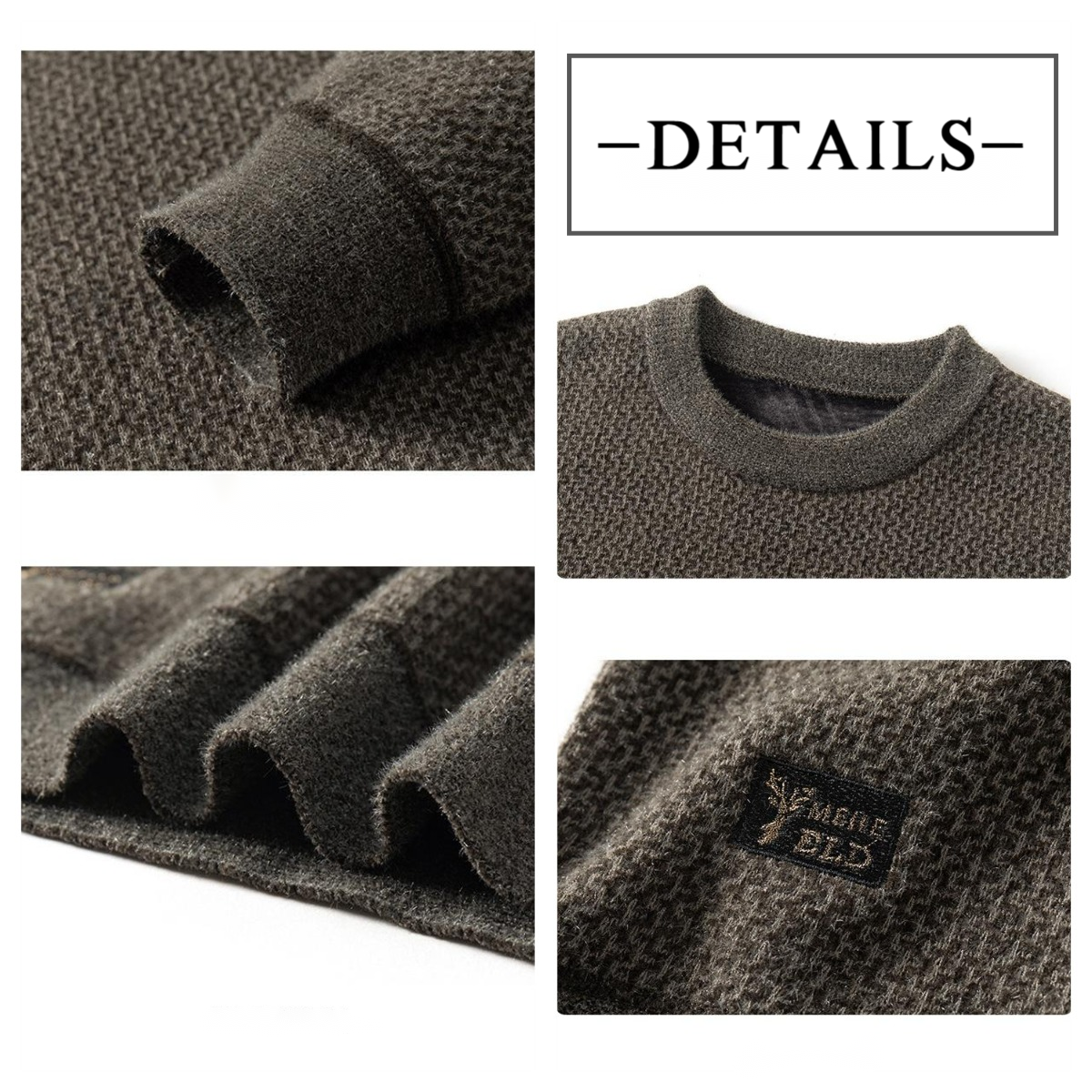 🎁Christmas Specials - Men's Warm Cozy Lined Crewneck Top