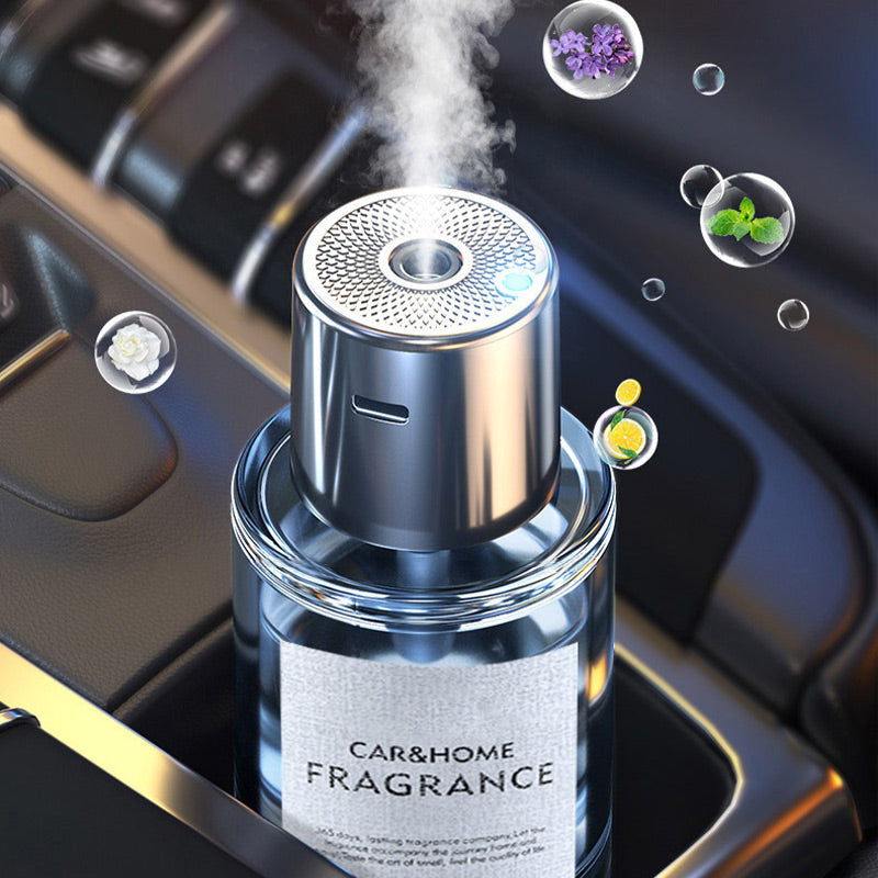 Intelligent Ultrasonic Spray Car Air Freshener - 5-position Adjustment and Auto On/Off Function