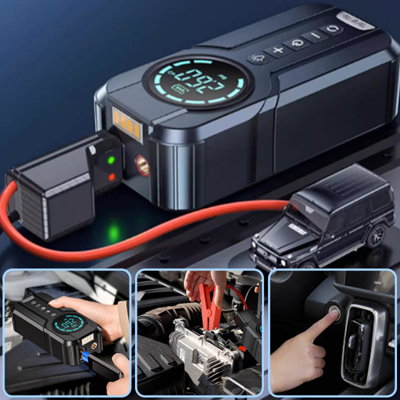 🎁 50% off promotion💥Car Emergency Starting Power Supply Air Pump All-in-one Machine