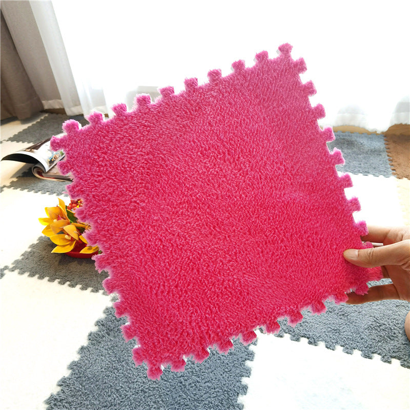 💥New Year Big Sale 49% OFF💥 Plush Patchwork Foam Floor Mat（10 pcs/ SET）