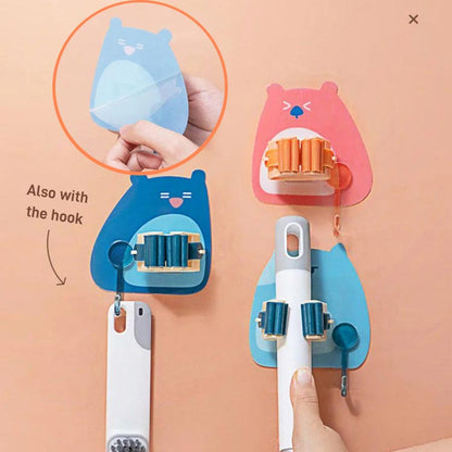 Multipurpose Nail-free Mop Hanger