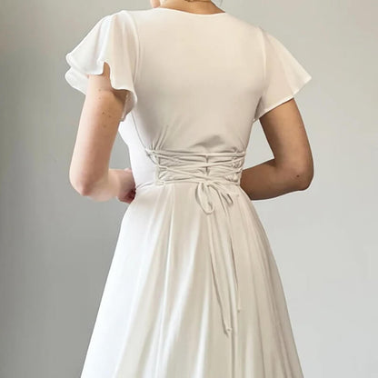 2-way dressing elegant flounce skirt