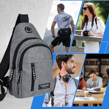 Sling Bag with USB Port