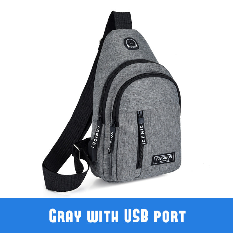 Sling Bag with USB Port