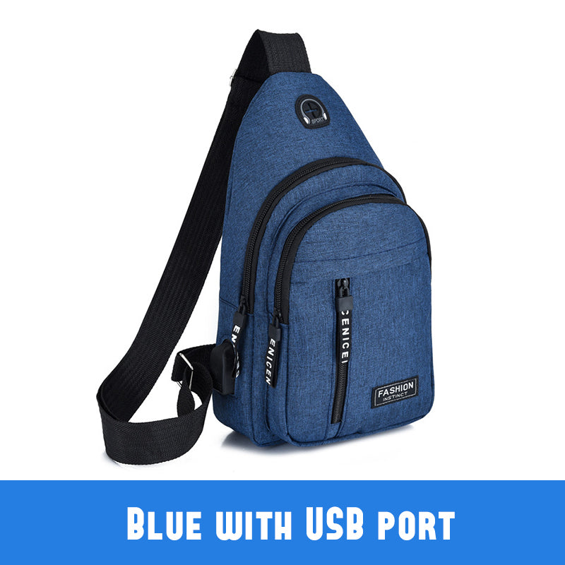 Sling Bag with USB Port