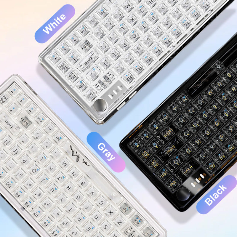 Universal Transparent Mechanical Keyboard with RGB Backlight