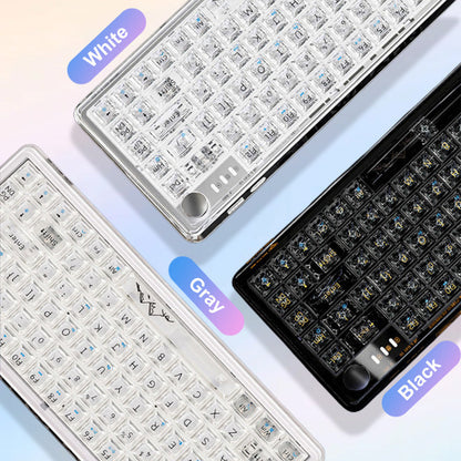 Universal Transparent Mechanical Keyboard with RGB Backlight