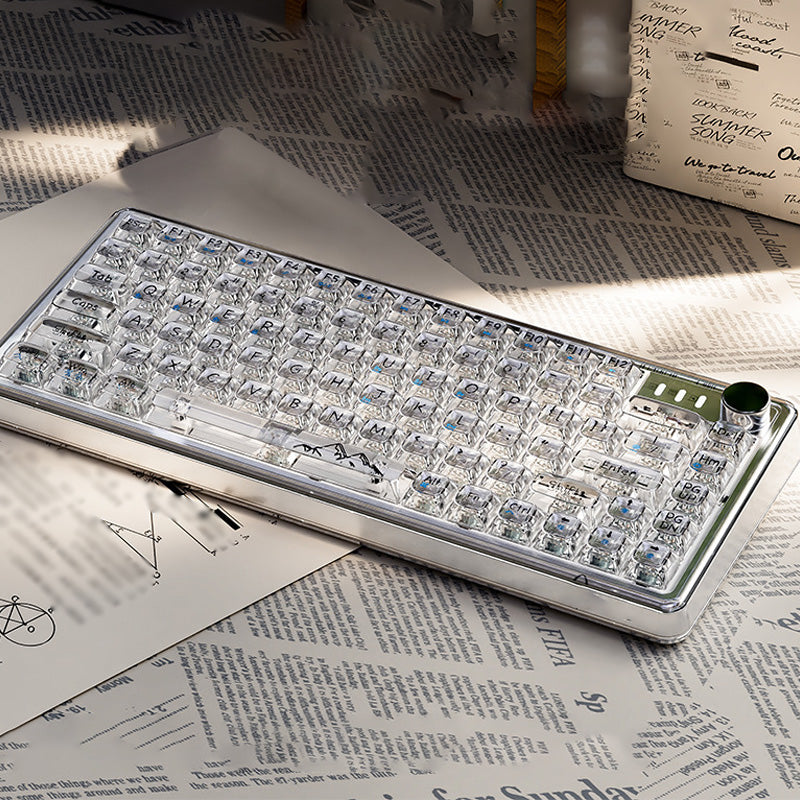 Universal Transparent Mechanical Keyboard with RGB Backlight