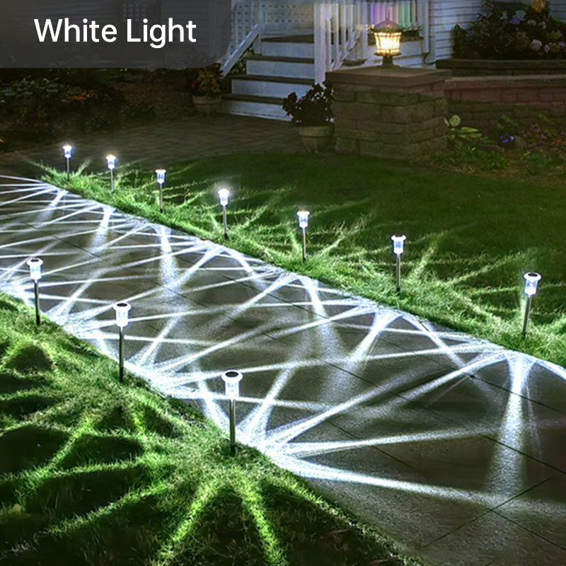 6 PCS Solar Waterproof Landscape Lights for Outdoor Courtyard