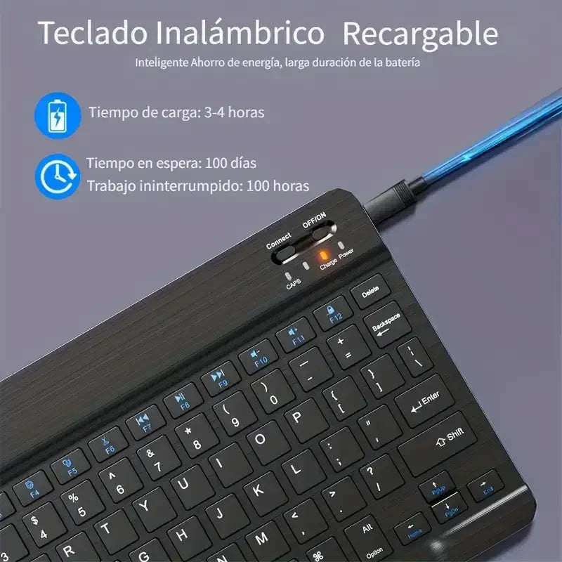 Wireless Bluetooth Silent Keyboard + Mouse Set