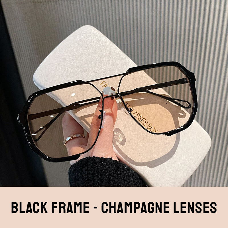 Classic Retro Stylish Large Frame Sunglasses