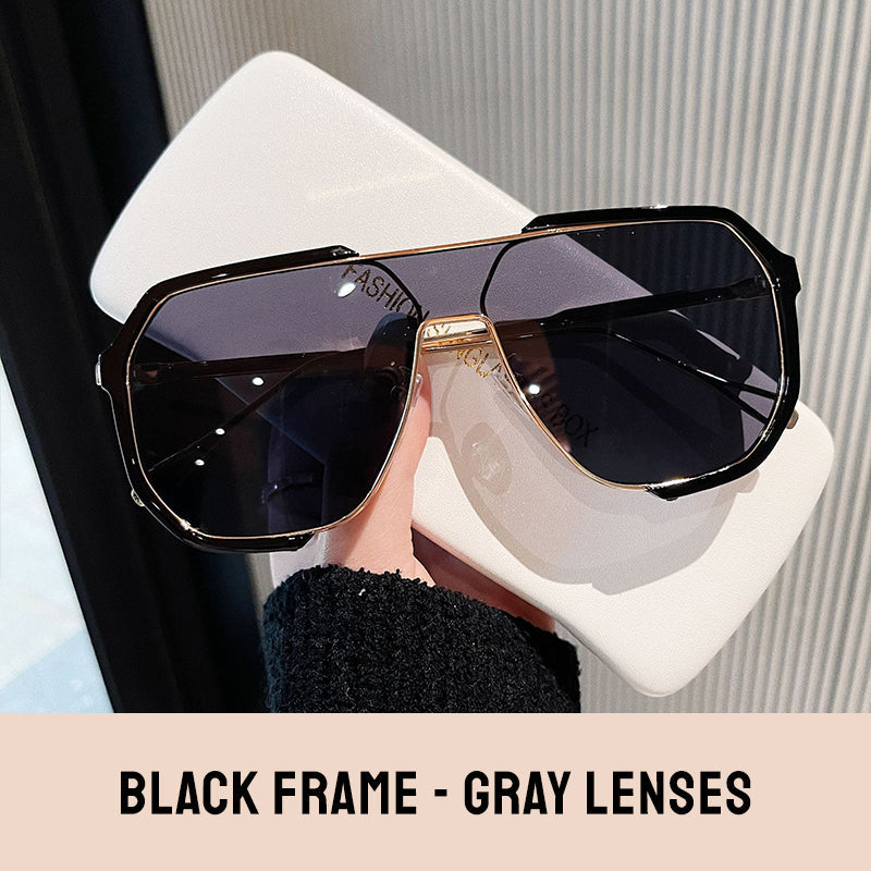 Classic Retro Stylish Large Frame Sunglasses