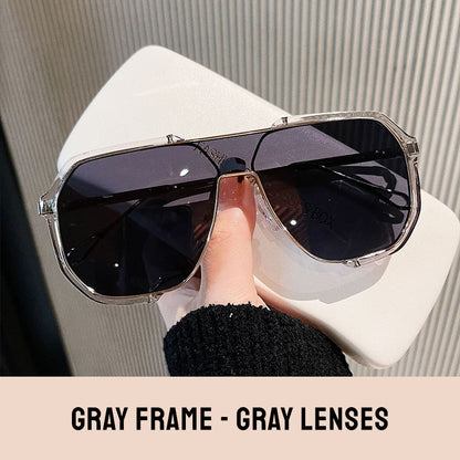 Classic Retro Stylish Large Frame Sunglasses