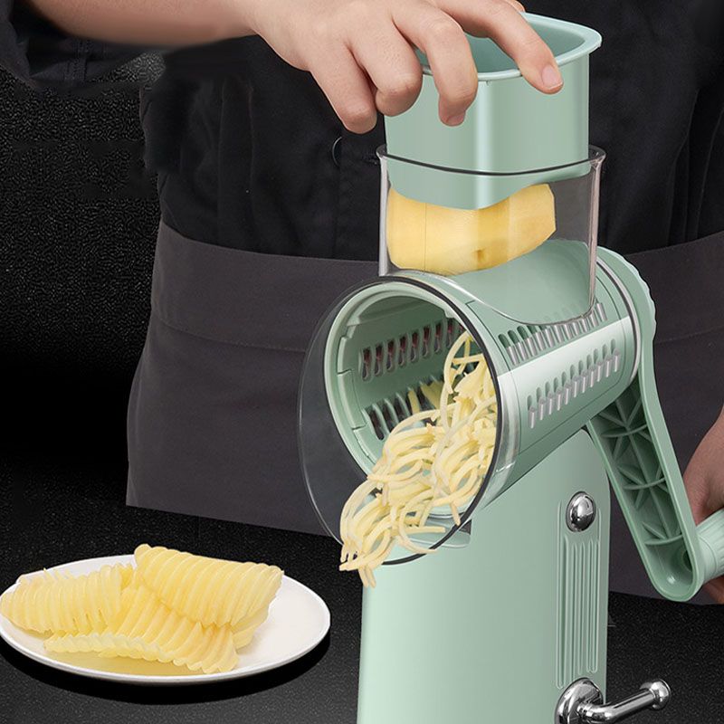 Kitchen Mandoline Vegetable Grater With 5 Interchangeable Blades