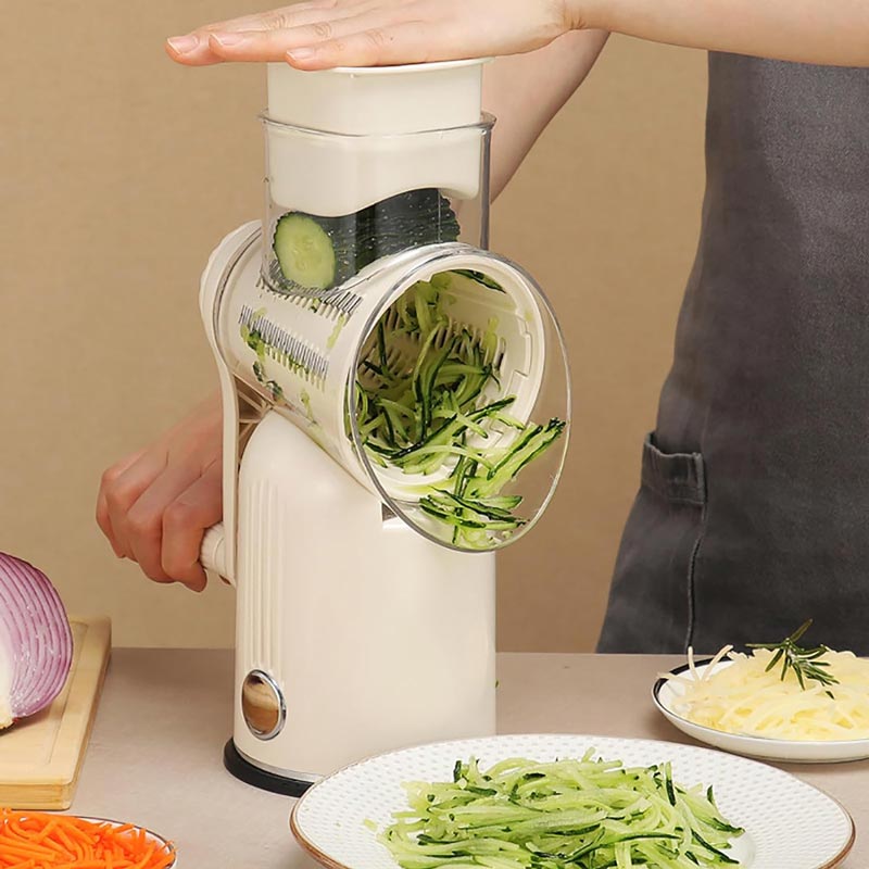 Kitchen Mandoline Vegetable Grater With 5 Interchangeable Blades