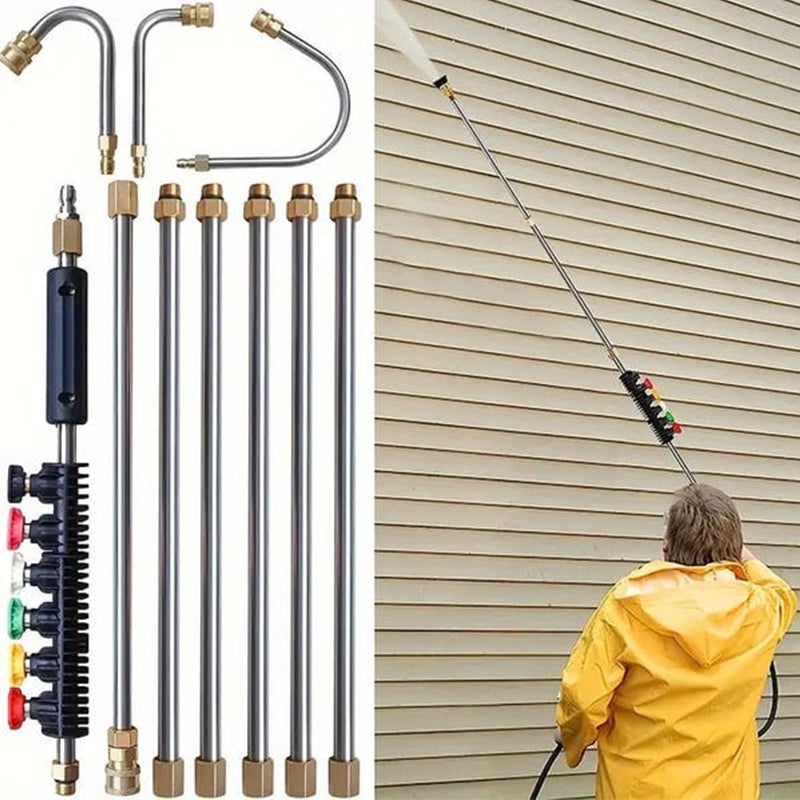 🔥4000 PSI High-Pressure Cleaning Wand Set（10-piece suit）