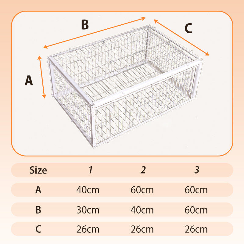 🔥Auto Trap Humane Bird Cage-Entry Only, No Exit, With Base