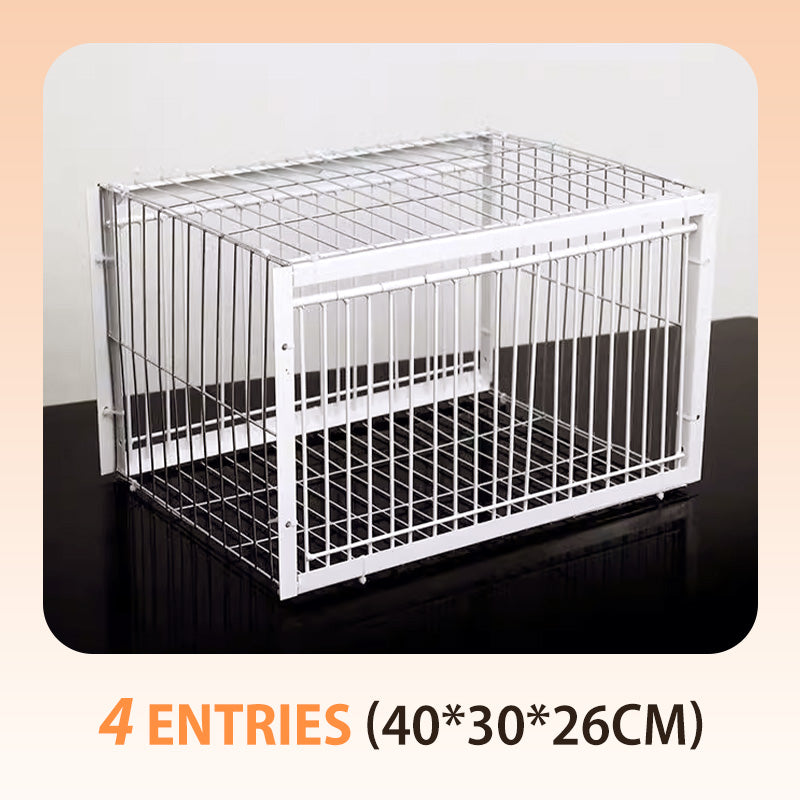 🔥Auto Trap Humane Bird Cage-Entry Only, No Exit, With Base