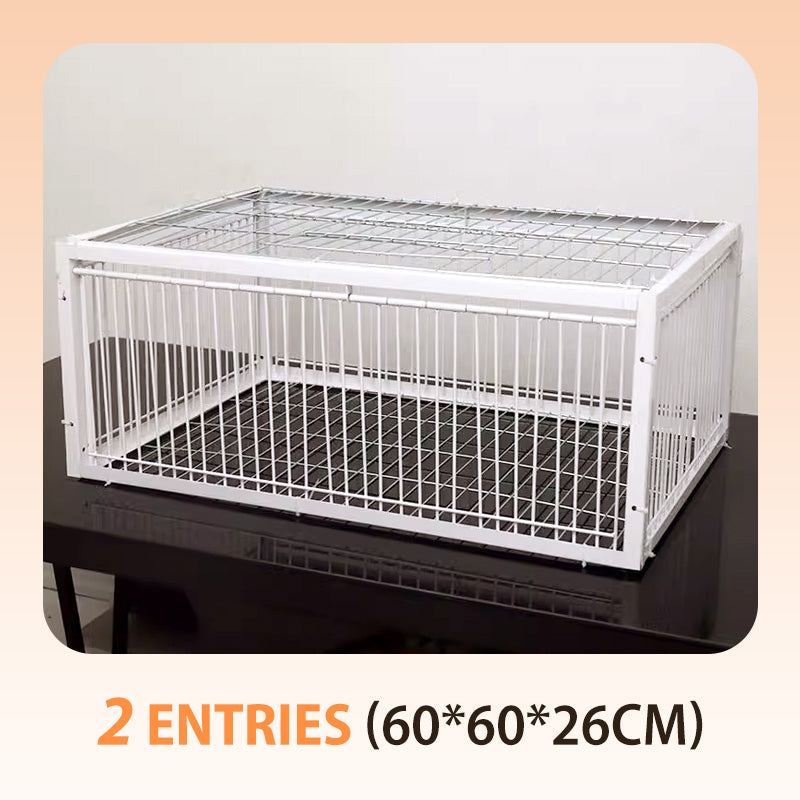 🔥Auto Trap Humane Bird Cage-Entry Only, No Exit, With Base