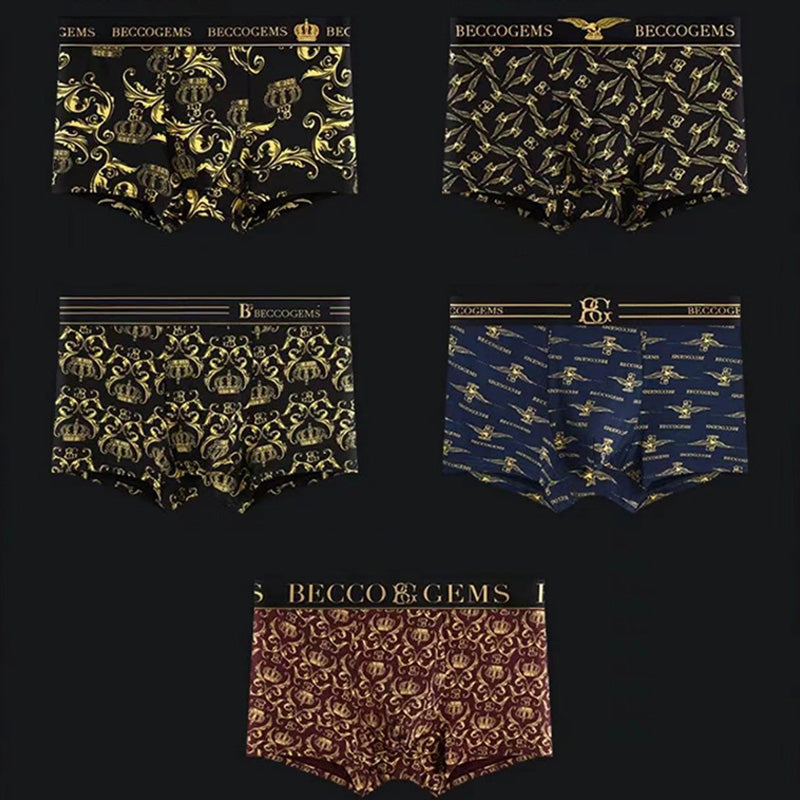 🔥Exquisite Gift Set of 3🔥ROYAL Luxury Breathable Magnetic Therapy Antibacterial Boxer Briefs