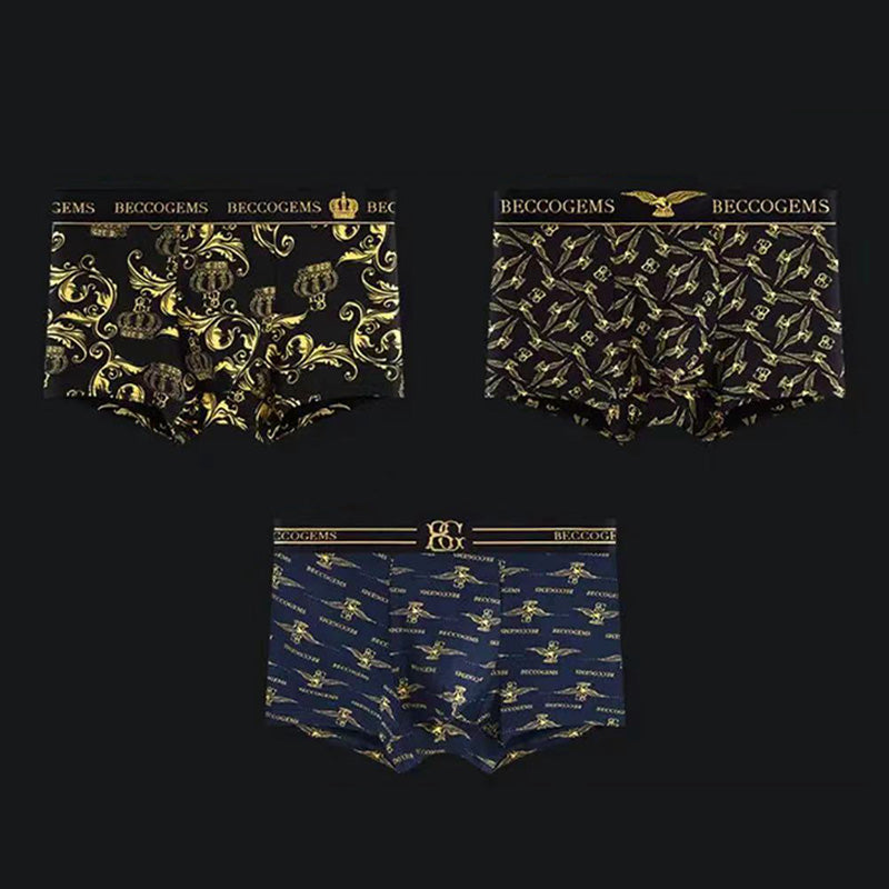 🔥Exquisite Gift Set of 3🔥ROYAL Luxury Breathable Magnetic Therapy Antibacterial Boxer Briefs