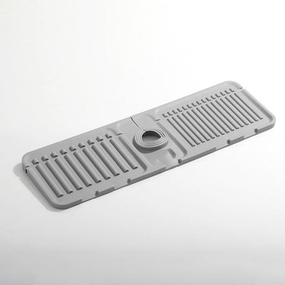 Faucet Splash Guard Draining Tray Mat