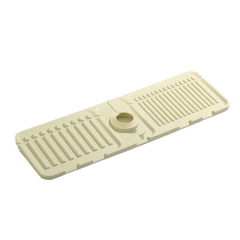 Faucet Splash Guard Draining Tray Mat