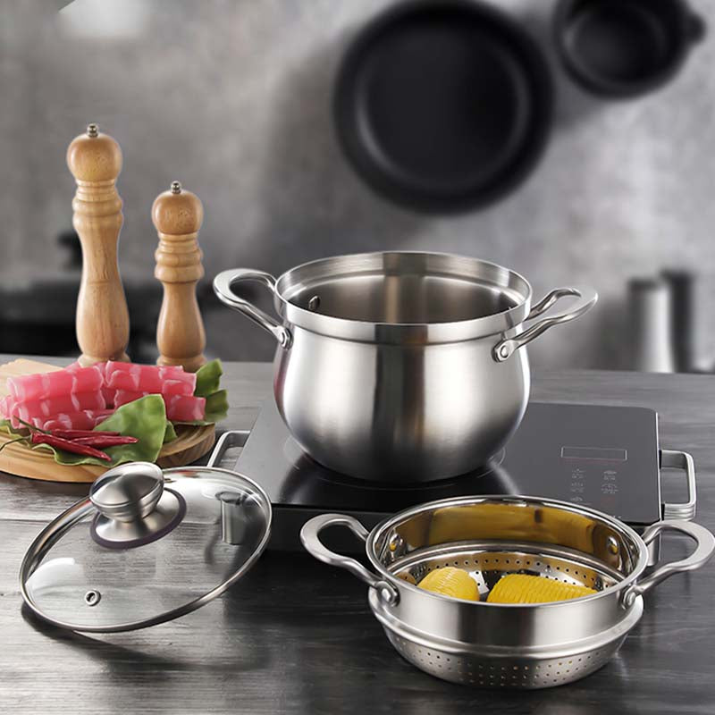 Multipurpose Large Capacity Stainless Steel Steamer Pot