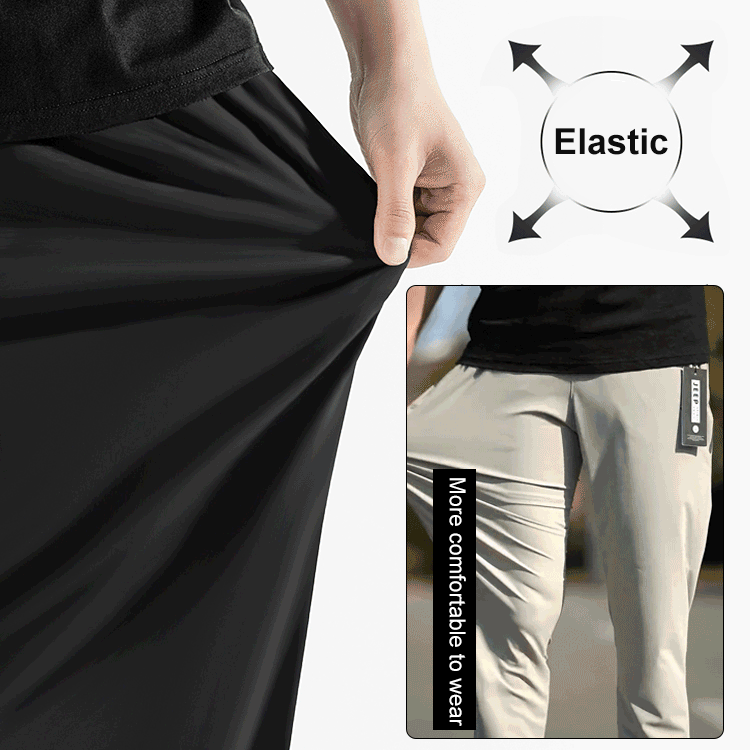 🔥Plus Size High elastic quick dry pants