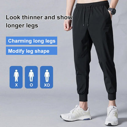 🔥Plus Size High elastic quick dry pants