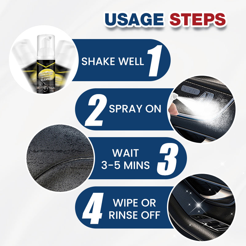 🌟Buy 5 get 5 free🌟Multi-Purpose Automotive Interior Foam Cleaner Set