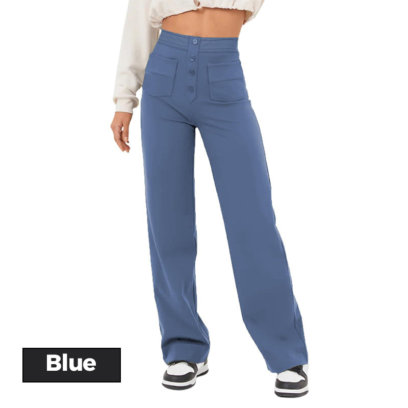 🌸Late summer sales 🌸💕High - Waisted Elastic Casual Pants