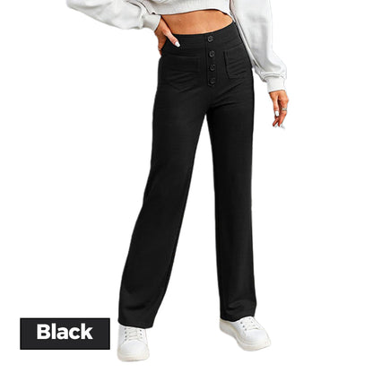 🌸Late summer sales 🌸💕High - Waisted Elastic Casual Pants