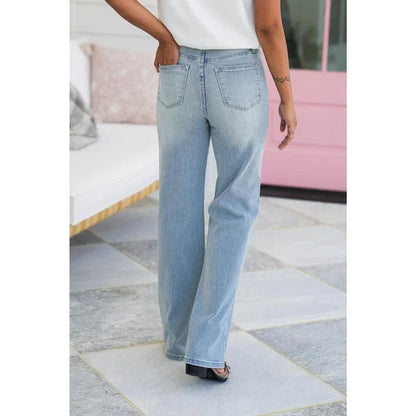 🏆️Last Day 49% OFF -👖Women's Vintage High Waist Straight Leg Jeans