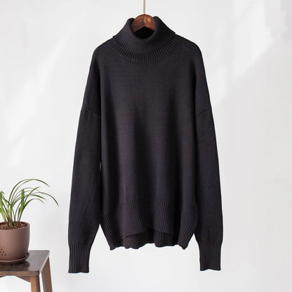 🍂New autumn products--50% off🍂Women's Casual Solid Color Turtleneck Sweater