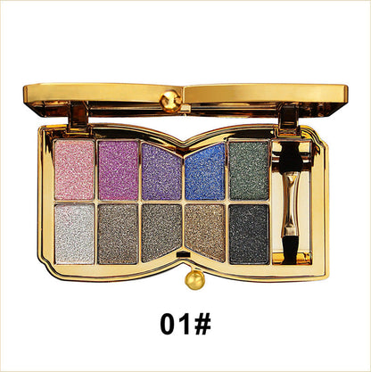 10 Colors Glitter Eye Shadow Palette