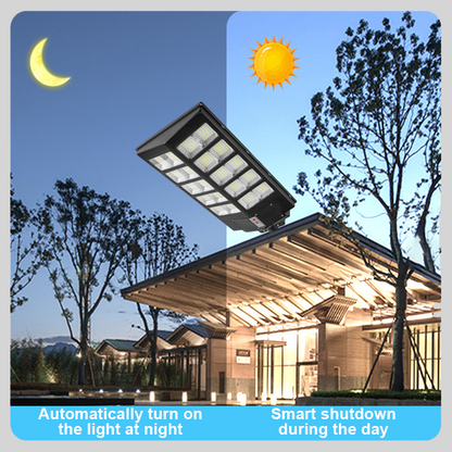 Smart Solar-Powered Street Lamp - Motion Sensor,Remote Control